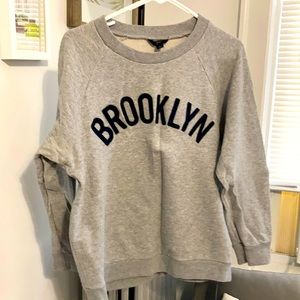 L JCrew crew neck sweatshirt